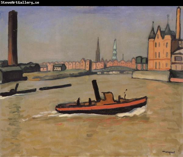 Marquet, Albert The Port of Hamburg